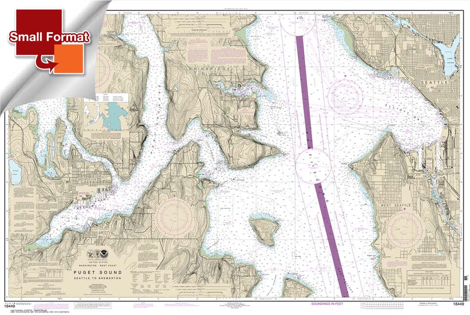 NOAA Nautical Charts for U.S. Waters NOAA Pacific Coast charts HISTORICAL NOAA Chart 18449
