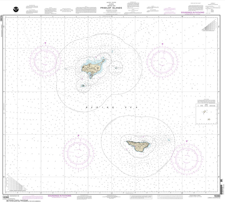 NOAA Chart 16380: Pribilof Islands