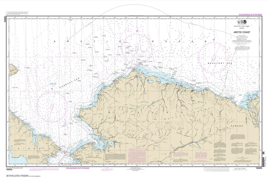 NOAA Chart 16003: Arctic Coast