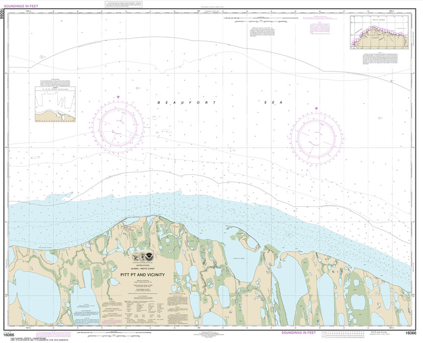 HISTORICAL NOAA Chart 16066: Pitt Pt. and vicinity