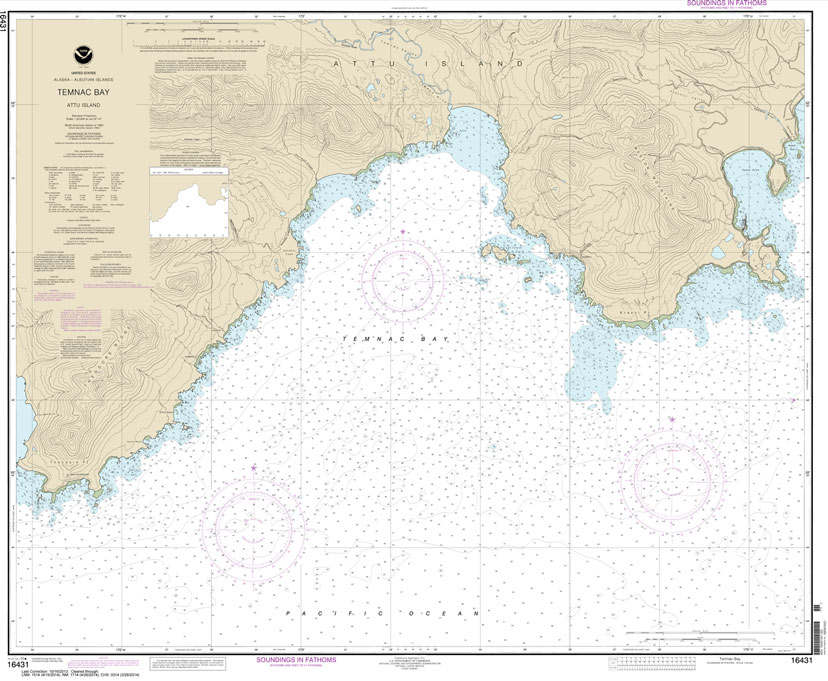 NOAA Chart 16431: Temnac Bay