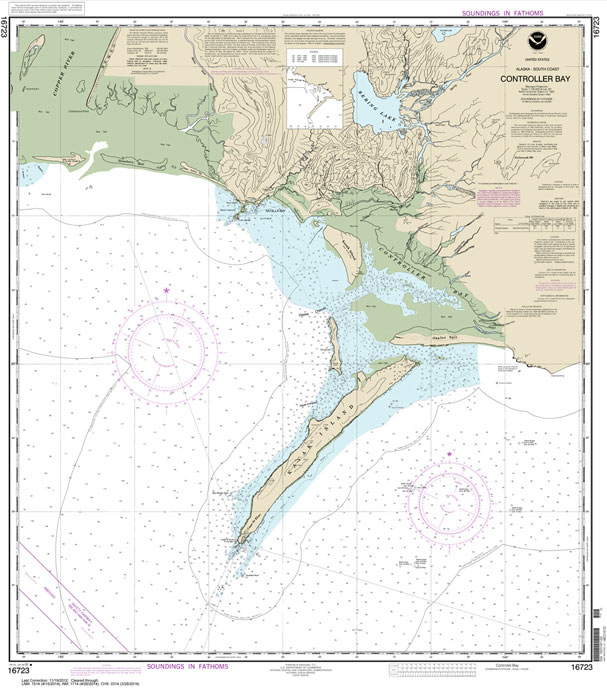 HISTORICAL NOAA Chart 16723: Controller Bay