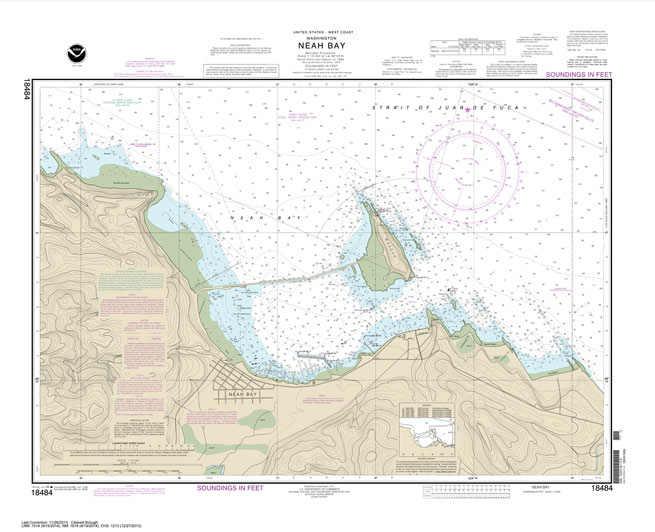 HISTORICAL NOAA Chart 18484: Neah Bay