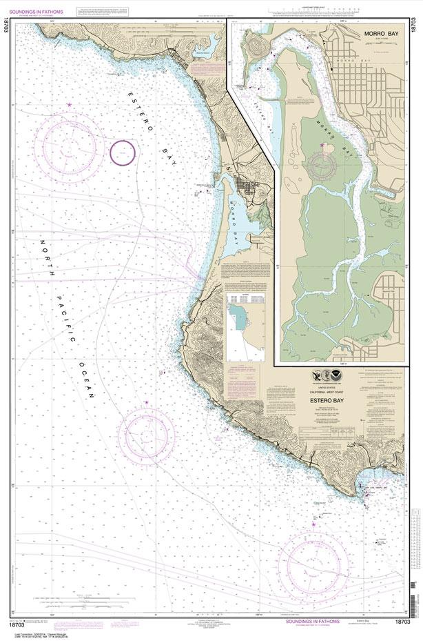 NOAA Chart 18703: Estero Bay;Morro Bay