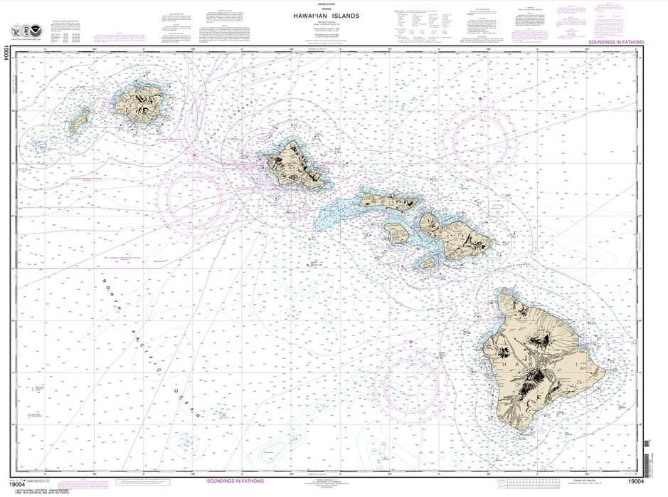 NOAA Chart 19004: Hawai'ian Islands