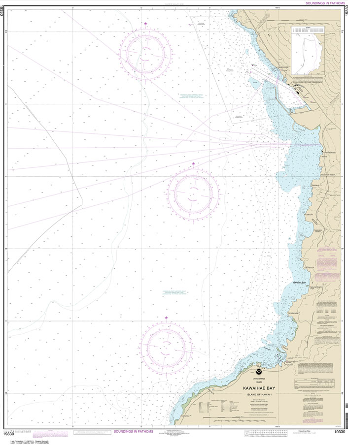 HISTORICAL NOAA Chart 19330: Kawaihae Bay-Island of Hawaii