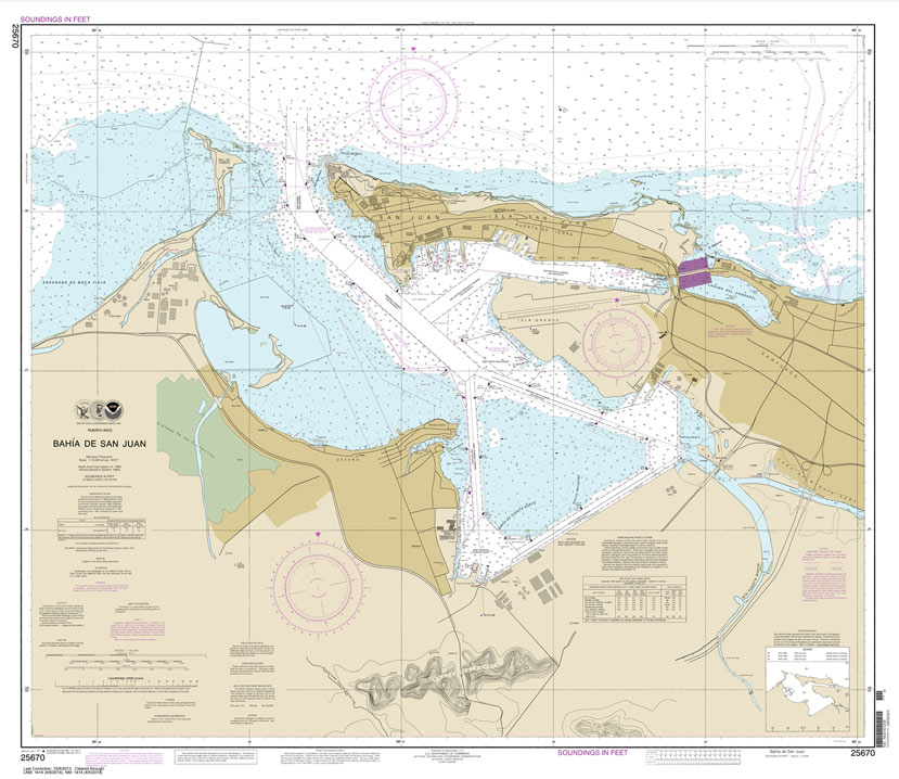 HISTORICAL NOAA Chart 25670: Bahia de San Juan