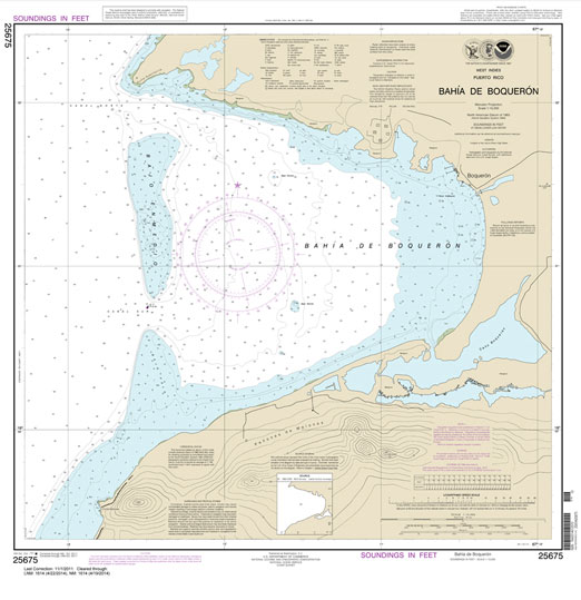 HISTORICAL NOAA Chart 25675: Bahia de Boqueron