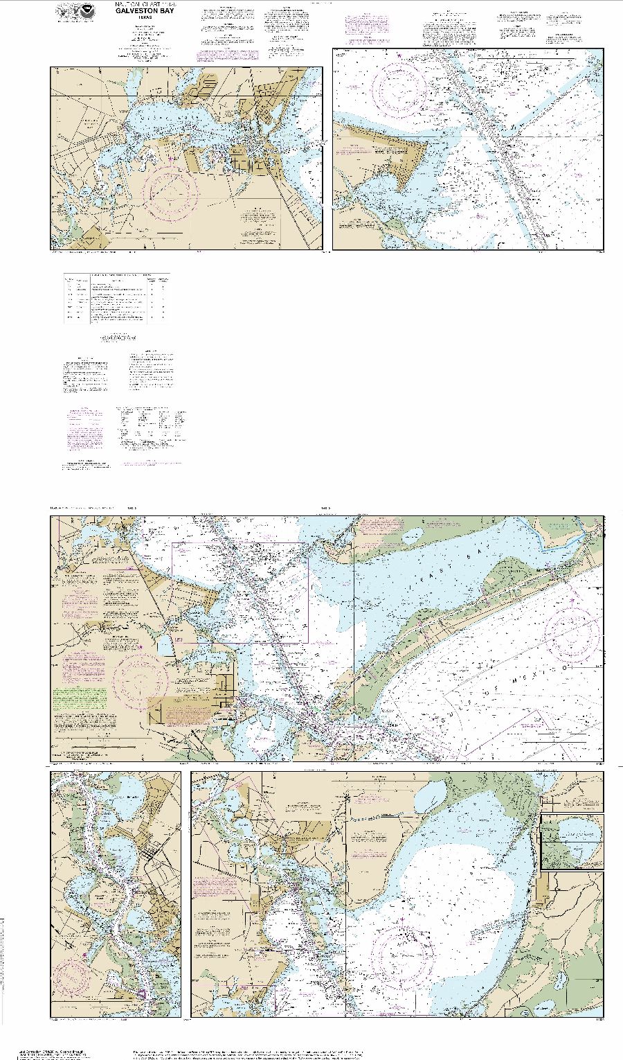 NOAA Chart 11326: Galveston Bay