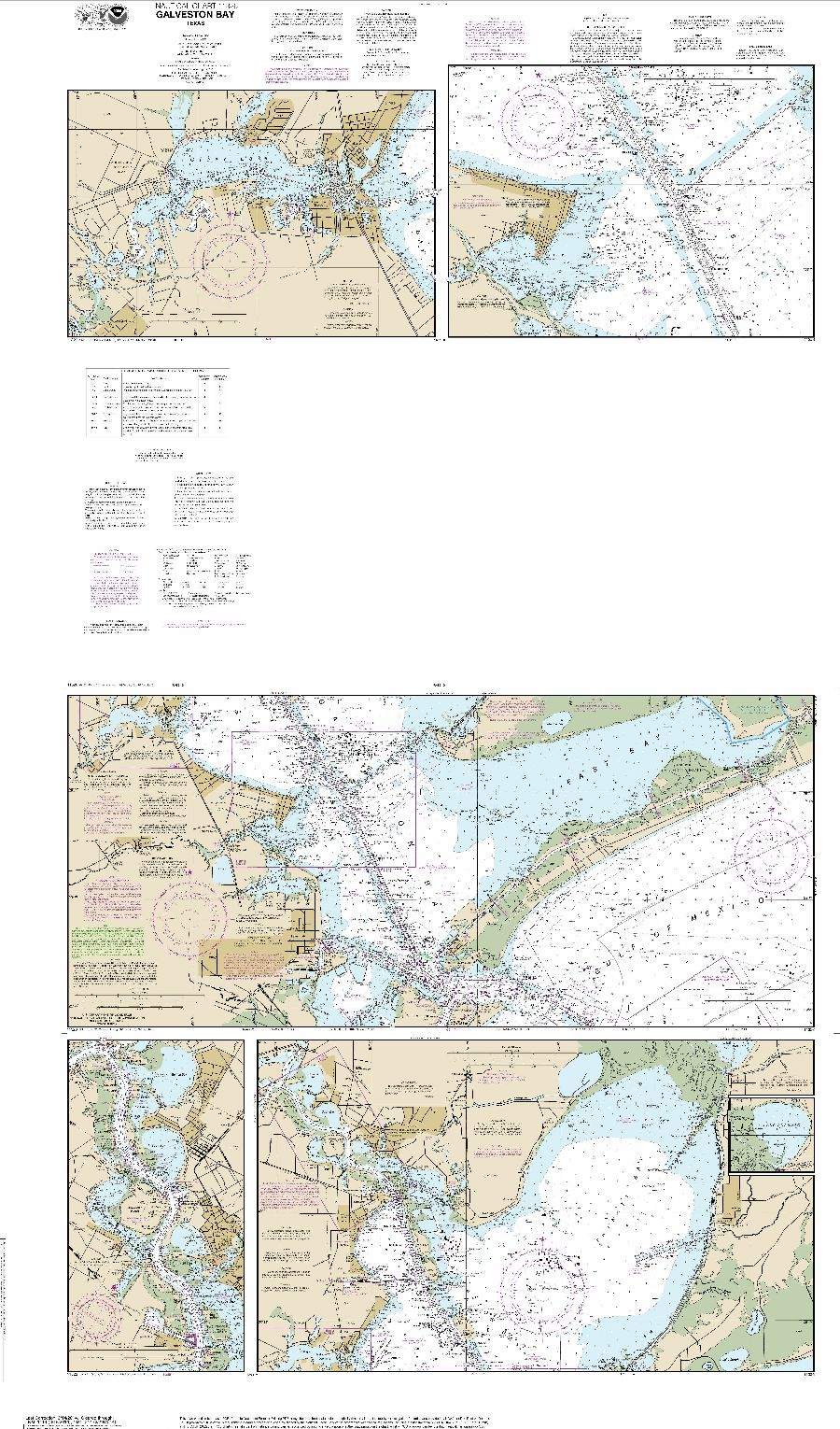 HISTORICAL NOAA Chart 11326: Galveston Bay