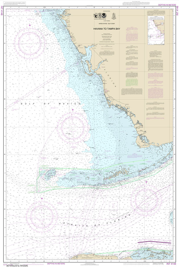 NOAA Chart 4148: Havana to Tampa Bay