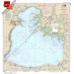 NOAA Great Lakes charts, Small Format NOAA Chart 14850: Lake St. Clair
