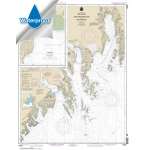 NOAA Alaska Coast charts, Waterproof NOAA Chart 16682: Cape Resurrection to Two Arm Bay;Seward