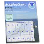 HISTORICAL NOAA BookletChart 11442: Florida Keys Sombrero Key to Sand Key, Handy 8.5" x 11" Size. Paper Chart Book Designed for use Aboard Small Craft