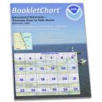 HISTORICAL NOAA BookletChart 11485: Intracoastal Waterway Tolomato River to Palm Shores