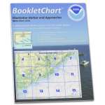HISTORICAL NOAA BookletChart 11521: Charleston Harbor and Approaches, Handy 8.5" x 11" Size. Paper Chart Book Designed for use Aboard Small Craft