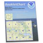 8.5 x 11 BookletCharts, HISTORICAL NOAA Booklet Chart 12251: James River Jamestown Island to Jordan Point