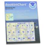 HISTORICAL NOAA BookletChart 12280: Chesapeake Bay, Handy 8.5" x 11" Size. Paper Chart Book Designed for use Aboard Small Craft
