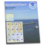 HISTORICAL NOAA BookletChart 12327: New York Harbor, Handy 8.5" x 11" Size. Paper Chart Book Designed for use Aboard Small Craft