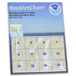 HISTORICAL NOAA BookletChart 13296: Boothbay Harbor to Bath: Including Kennebec River