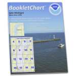 HISTORICAL NOAA BookletChart 14901: Lake Michigan (Mercator Projection), Handy 8.5" x 11" Size. Paper Chart Book Designed for use Aboard Small Craft