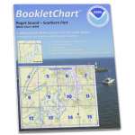8.5 x 11 BookletCharts, NOAA BookletChart 18448: Puget Sound-Southern Part, Handy 8.5" x 11" Size. Paper Chart Book Designed for use Aboard Small Craft