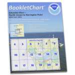 NOAA BookletChart 18521: Columbia River Pacific Ocean to Harrington Point;Ilwaco Harbor, Handy 8.5" x 11" Size. Paper Chart Book Designed for use Aboard Small Craft