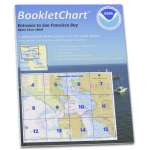 HISTORICAL NOAA BookletChart 18649: Entrance to San Francisco Bay, Handy 8.5" x 11" Size. Paper Chart Book Designed for use Aboard Small Craft