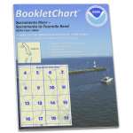 HISTORICAL NOAA Booklet Chart 18664: Sacramento River Sacramento to Fourmile Bend