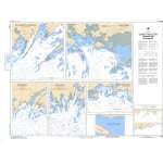 CHS Chart 4452: Havres et Mouillages - Harbours and Anchorages - Côte-Nord/North Shore