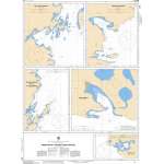 CHS Chart 4516: Harbours in / Havres dans Hare Bay