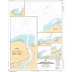 CHS Chart 6371: Harbours in Great Slave Lake / Havres dans le Grand Lacs des Esclaves - South Shore / Côte sud