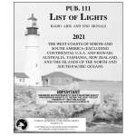 Pub 111 List of Lights: West Coasts of N. and S. America, Australia, Tasmania, New Zealand and Pacific Islands (CURRENT EDITION)