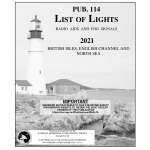 Pub 114 List of Lights: British Isles, English Channel, and North Sea (CURRENT EDITION)