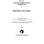 PUB. 154 Sailing Directions Enroute: British Columbia (CURRENT EDITION)