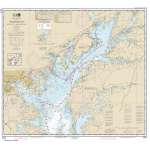NOAA Chart 12273: Chesapeake Bay Sandy Point to Susquehanna River