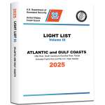 2025 USCG Light List III: Atlantic Coast and Gulf Coasts - Little River, South Carolina to Econfina River, Florida - Book
