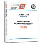 2025 USCG Light List VI: Atlantic Coast - Pacific Coast and Pacific Islands - Book