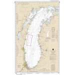 Traditional NOAA Charts, NOAA Chart 14901: Lake Michigan (Mercator Projection)