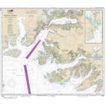 NOAA Alaska Coast charts, NOAA Chart 16708: Prince William Sound-Port Fidalgo and Valdez Arm;Tatitlek Narrows