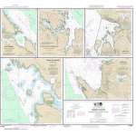 HISTORICAL NOAA Chart 17423: Harbor Charts-Clarence Strait and Behm Canal Dewey Anchorage: Etolin Island;Ratz Harbor: Prince of Wales Island;Naha Bay: Revillagigedo Island;Tolstoi and Thorne Bays: Prince of Wales ls.;Union Bay: Cleveland Peninsula