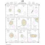 HISTORICAL NOAA Chart 81086: Plans in the Mariana Islands; Faraloon de Pajaros; Sarigan Island; Farallon de Medinilla; Ascuncion Island; Agrihan; Agrihan Anchorge; Alamagan Island; Guguan; Anatahan