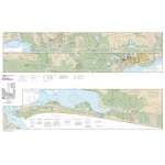HISTORICAL NOAA Chart 11331: Intracoastal Waterway Ellender to Galveston Bay
