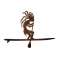 Paddleboarder Kokopelli MAGNET